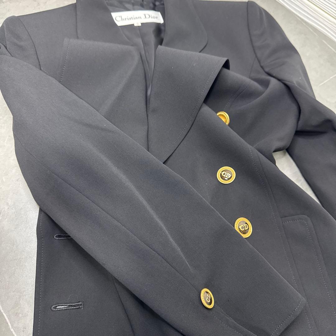 Dior ディオール テーラードジャケット ゴールドボタン ダブル ジャケット