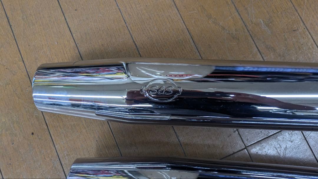S&Sスリップオンマフラー　スポーツスター用　テーパード　ハーレー