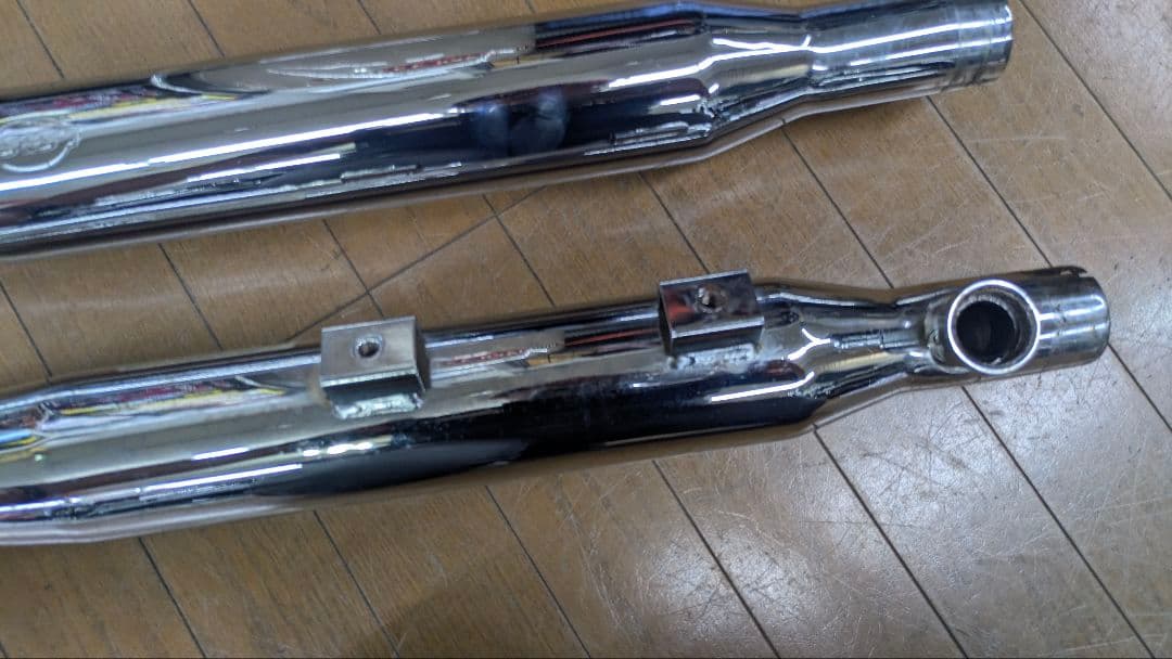 S&Sスリップオンマフラー　スポーツスター用　テーパード　ハーレー