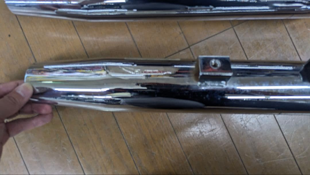 S&Sスリップオンマフラー　スポーツスター用　テーパード　ハーレー