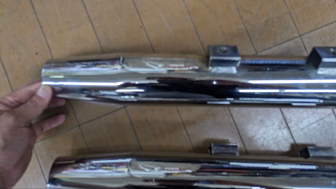 S&Sスリップオンマフラー　スポーツスター用　テーパード　ハーレー