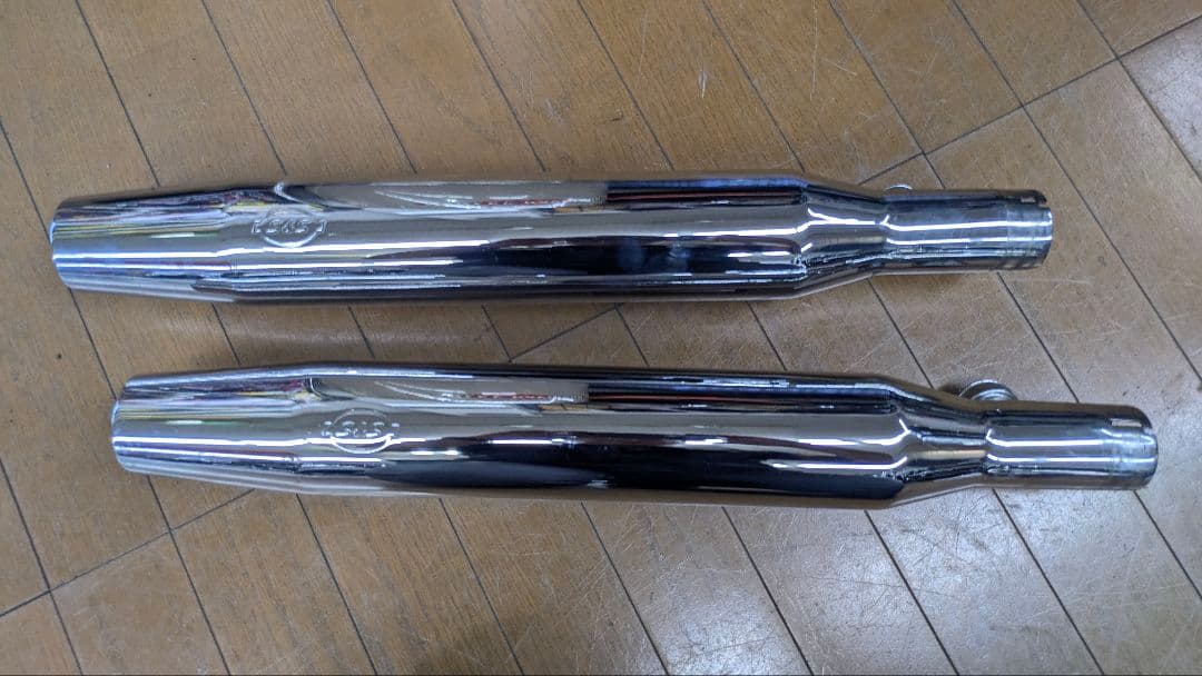 S&Sスリップオンマフラー　スポーツスター用　テーパード　ハーレー