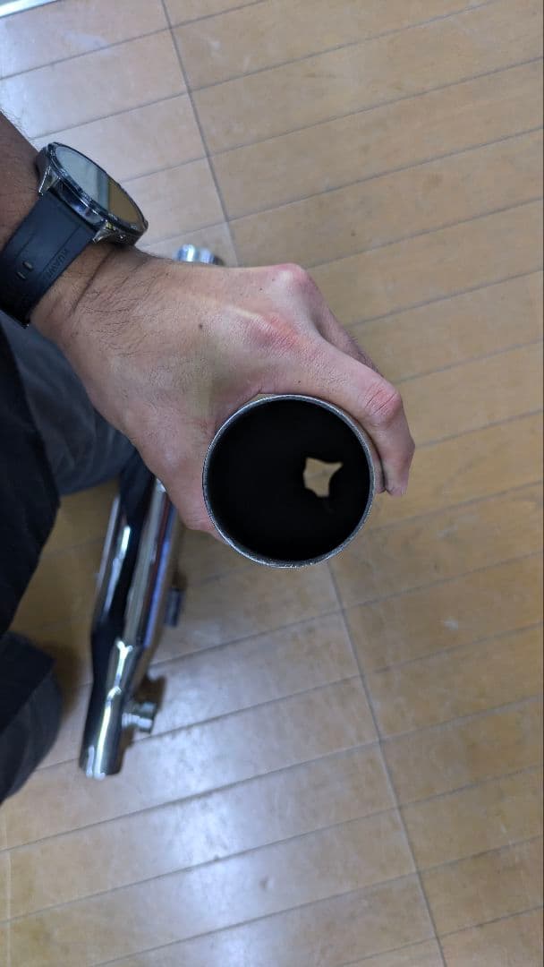 S&Sスリップオンマフラー　スポーツスター用　テーパード　ハーレー