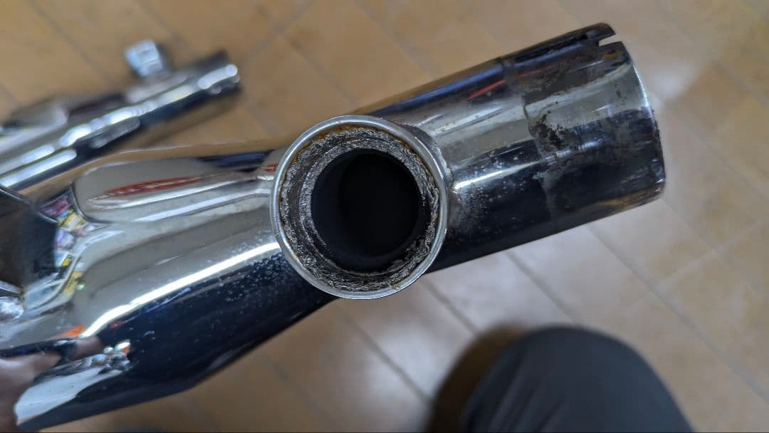 S&Sスリップオンマフラー　スポーツスター用　テーパード　ハーレー