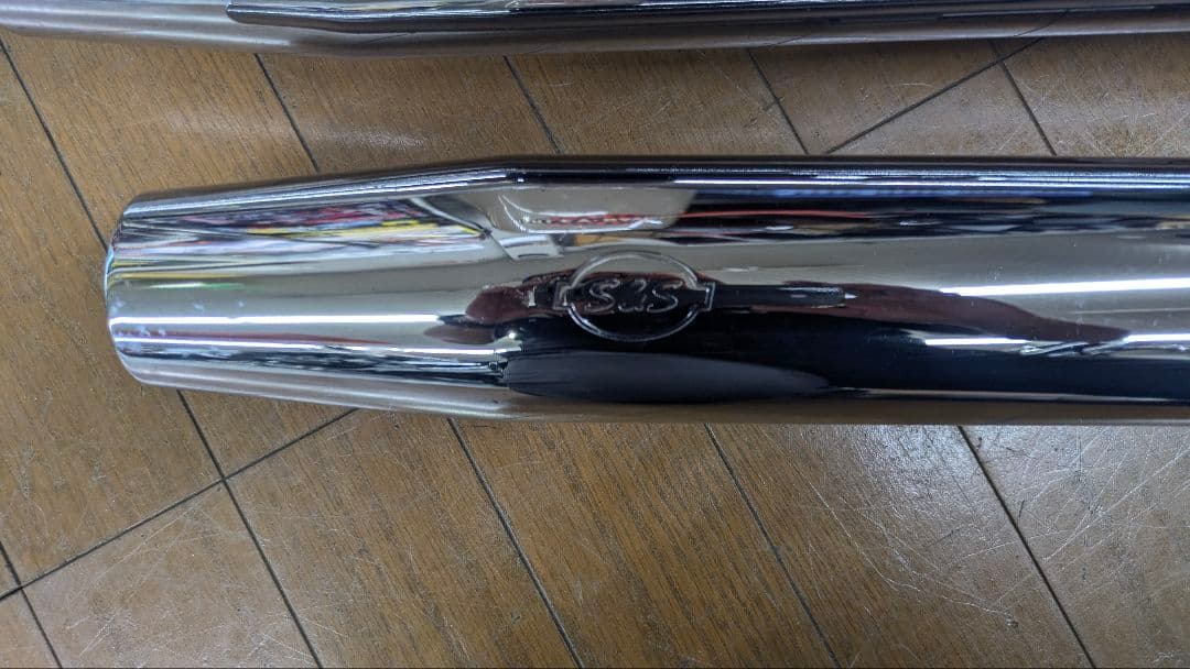 S&Sスリップオンマフラー　スポーツスター用　テーパード　ハーレー