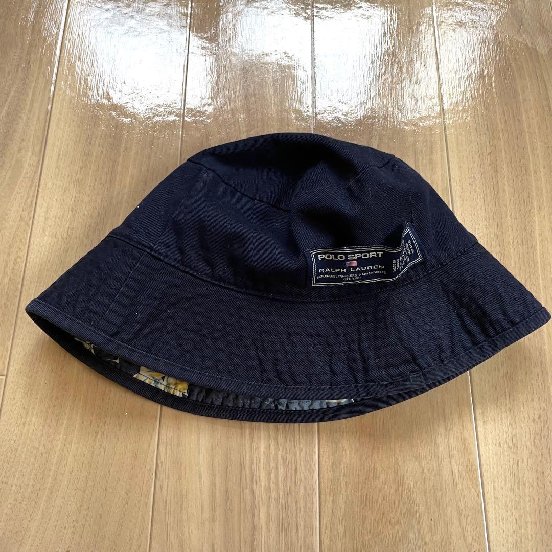 90s POLO SPORT バケハ reversible 花柄