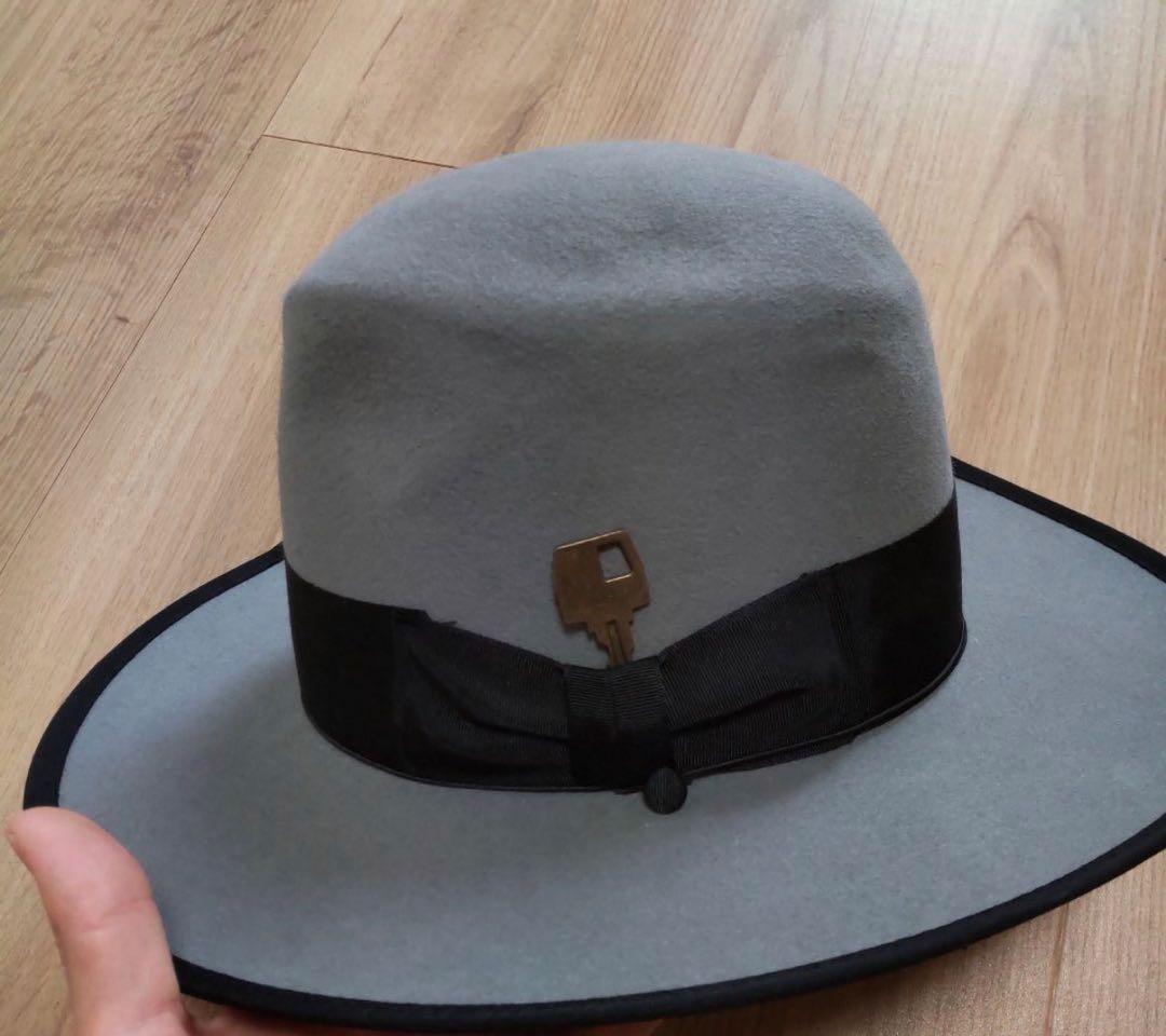 STETSON　customV ハット 58~ グレー ラビット 44000円