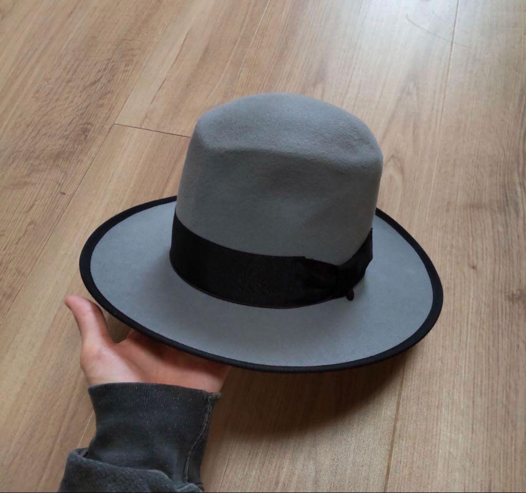 STETSON　customV ハット 58~ グレー ラビット 44000円