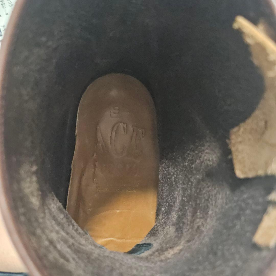 今はなき ACE BOOTS アメリカ製 エンジニアブーツ US9