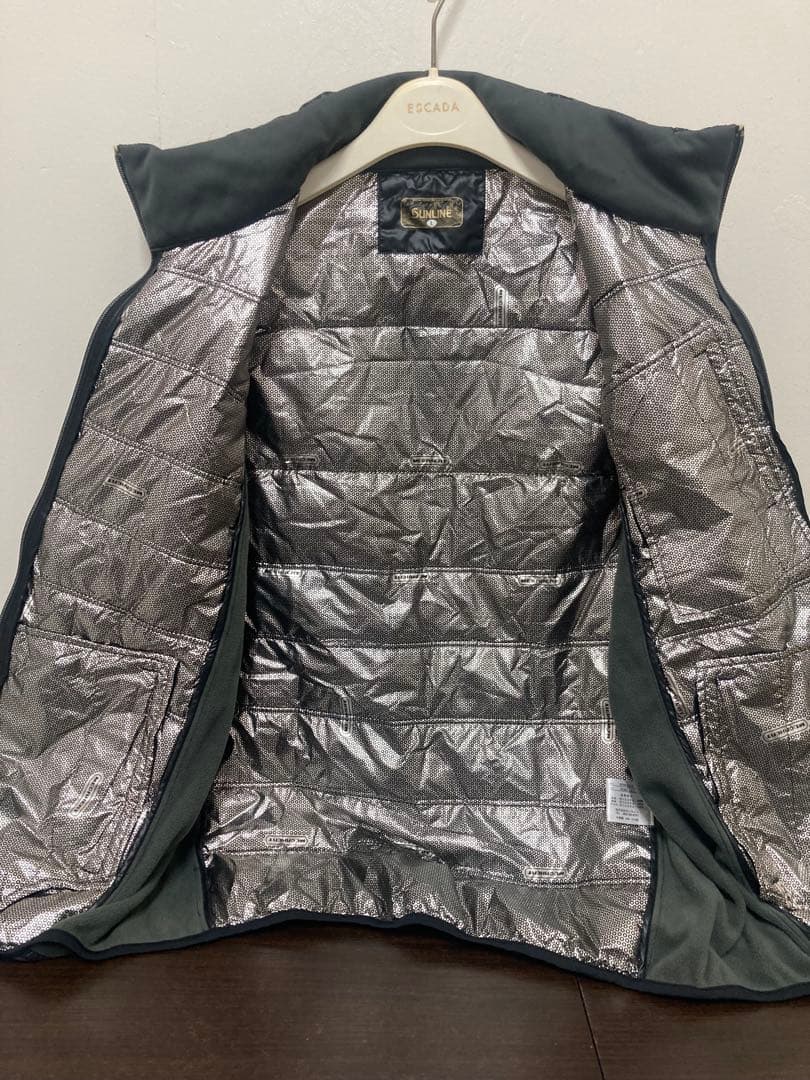 SUNLINE フィッシングスーツ(上下セット) 黒/グレー