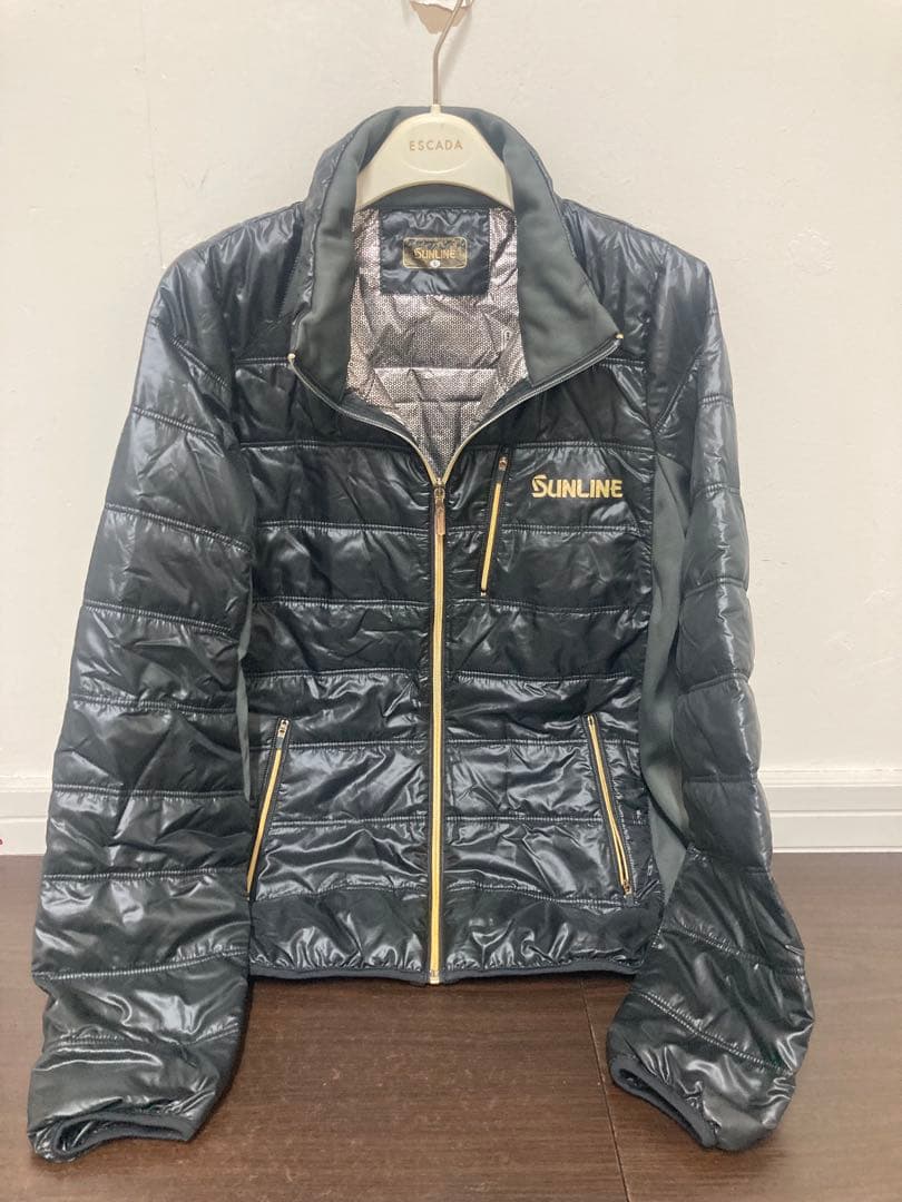 SUNLINE フィッシングスーツ(上下セット) 黒/グレー