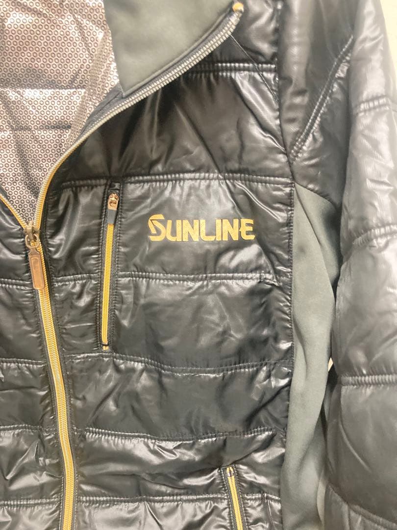 SUNLINE フィッシングスーツ(上下セット) 黒/グレー