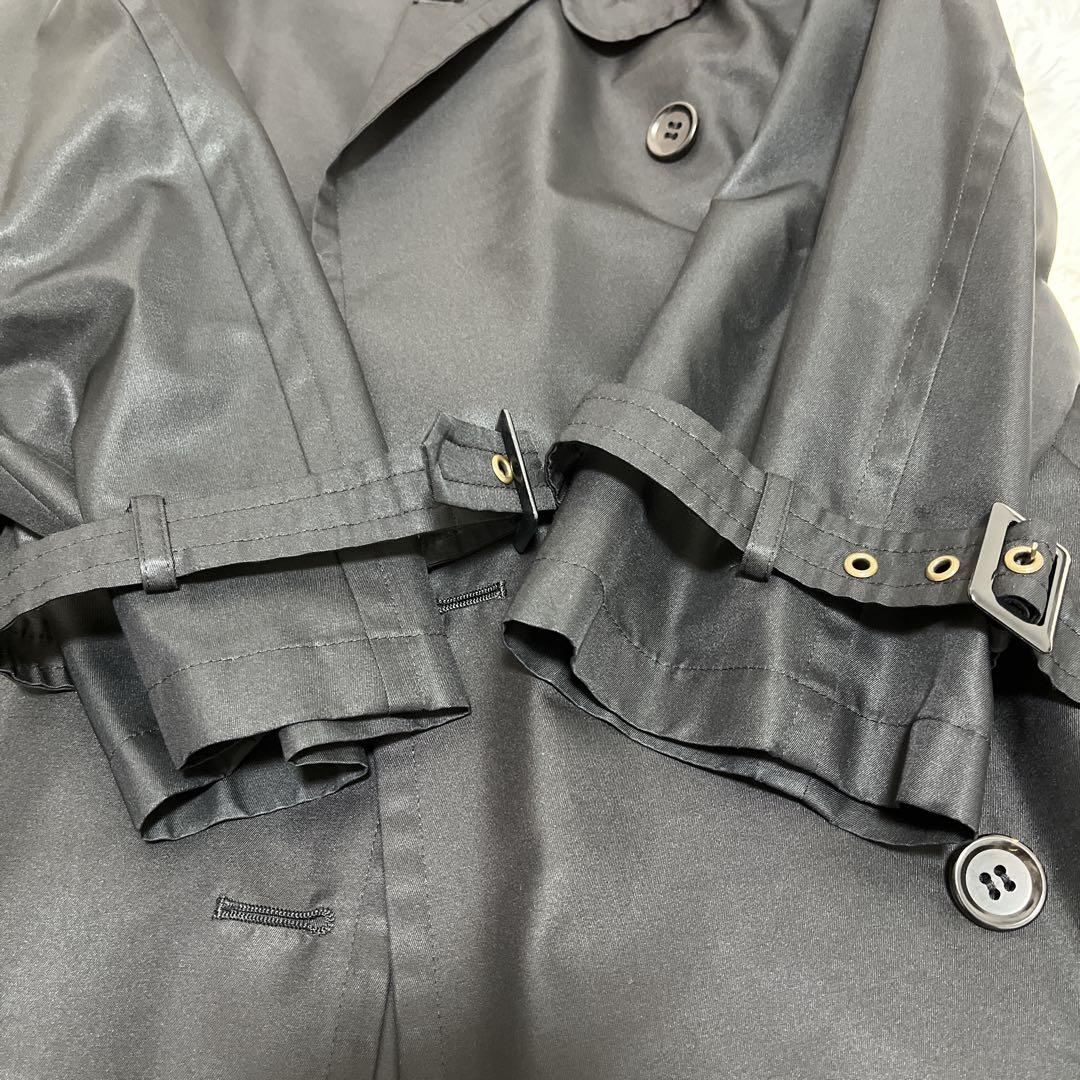 クリーニング済◇YVES SAINT LAURENT トレンチコート ブラック