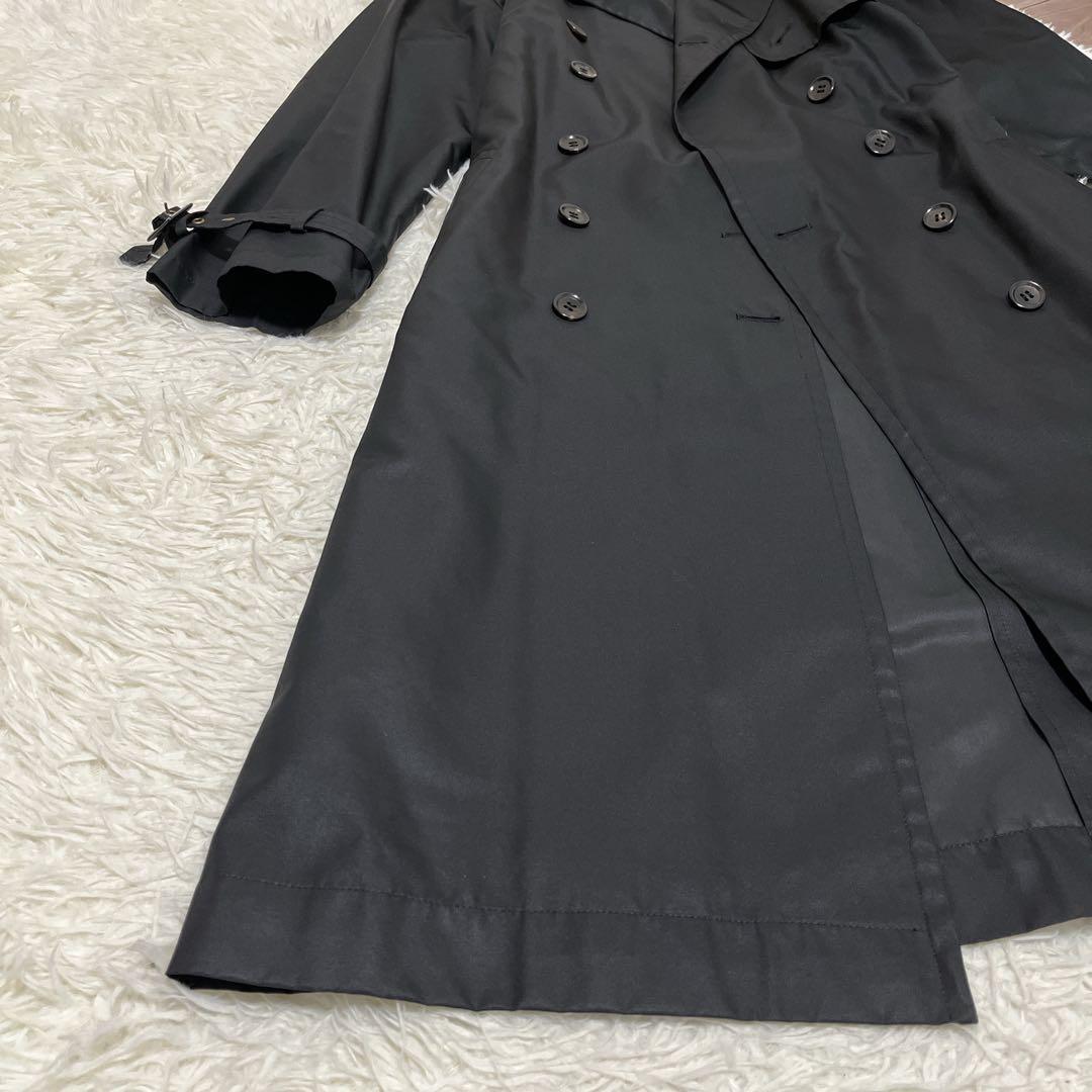 クリーニング済◇YVES SAINT LAURENT トレンチコート ブラック