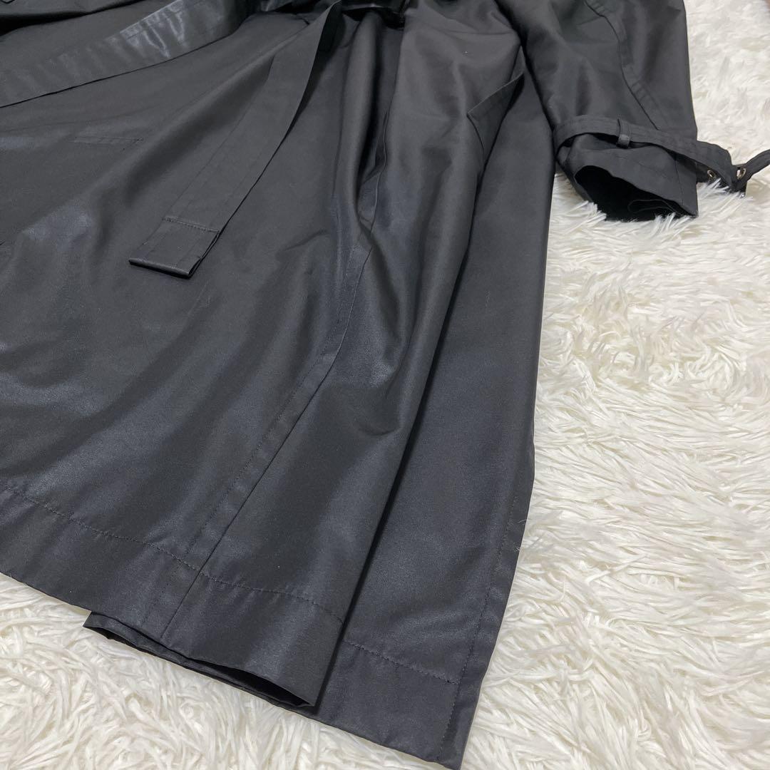 クリーニング済◇YVES SAINT LAURENT トレンチコート ブラック