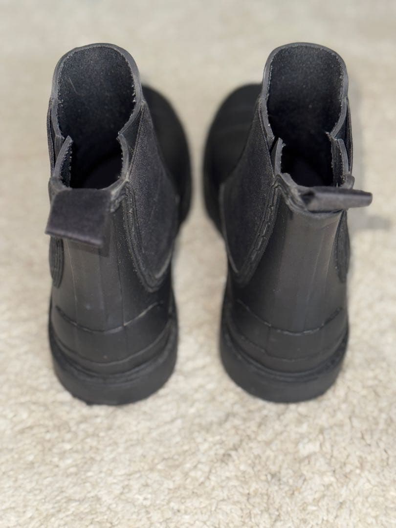 【美品正規品】HUNTER 黒　チェルシーブーツ UK7 26cm US8