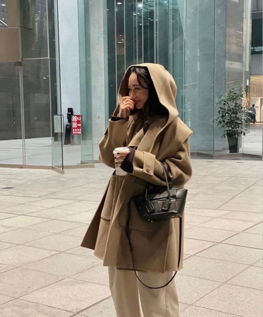 ETRE TOKYOX矢野未希子 フーディーリバートレンチ