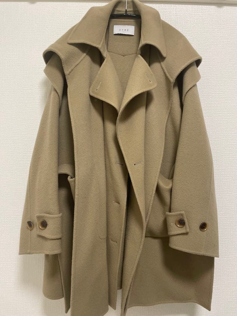 ETRE TOKYOX矢野未希子 フーディーリバートレンチ