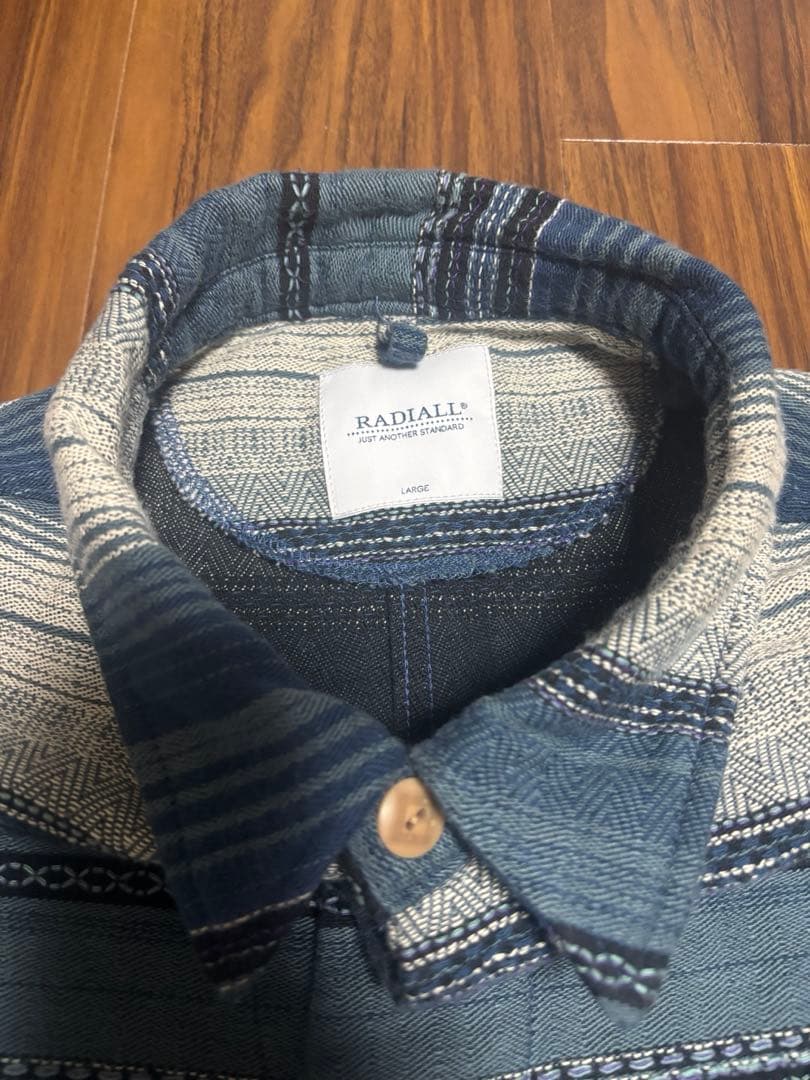 新作 RADIALL ELCAMINO - CHORESHIRT L/S 新品L