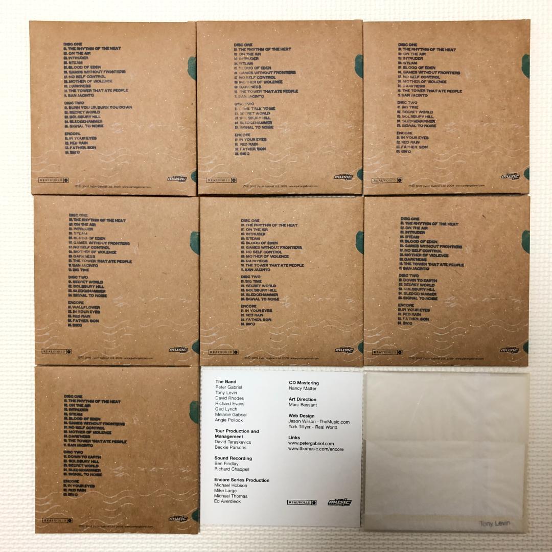 【14CD-BOX 直筆サイン】PETER GABRIEL: LIVE 2009