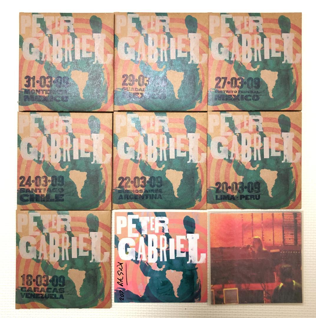 【14CD-BOX 直筆サイン】PETER GABRIEL: LIVE 2009