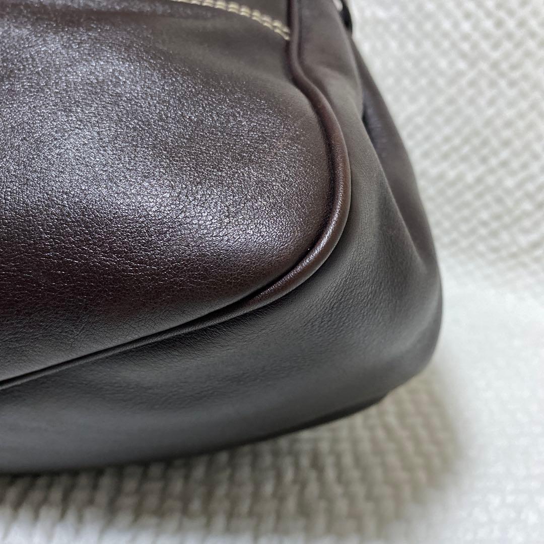 【美品】TOD'S トッズ Wベルト トートバッグ 肩掛け可能 ビジネス