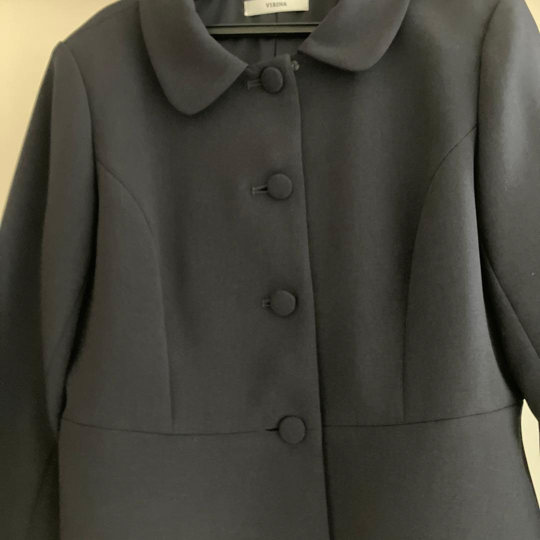 ワンピーススーツ　ネイビー　ジャケット　お受験