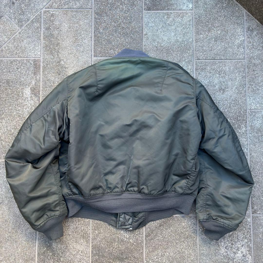 90s ALPHA INDUSTRIES MA-1 USA製 グランドクルー L