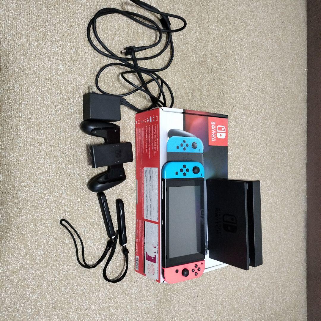Nintendo Switch 青/赤 本体 付属品付き
