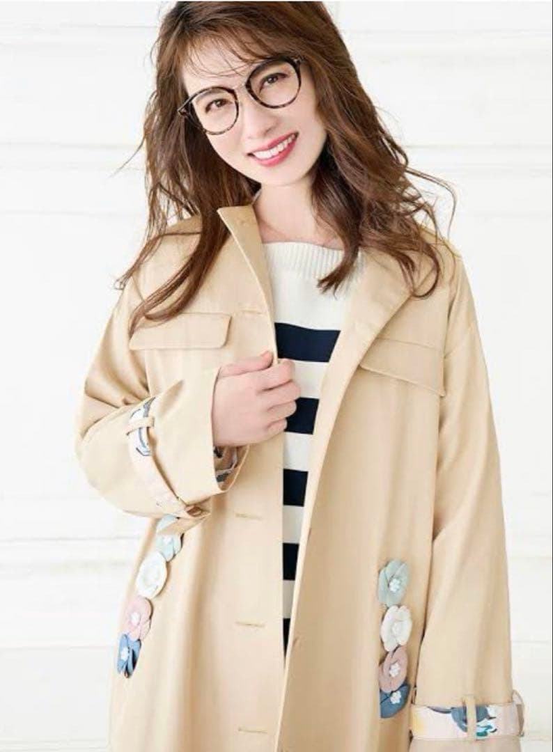 Chesty♡フラワーライナーロングコート1
