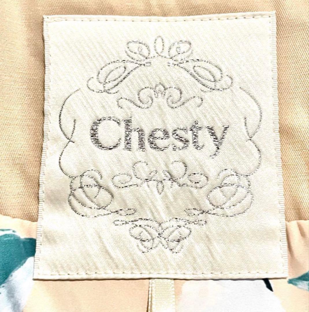 Chesty♡フラワーライナーロングコート1