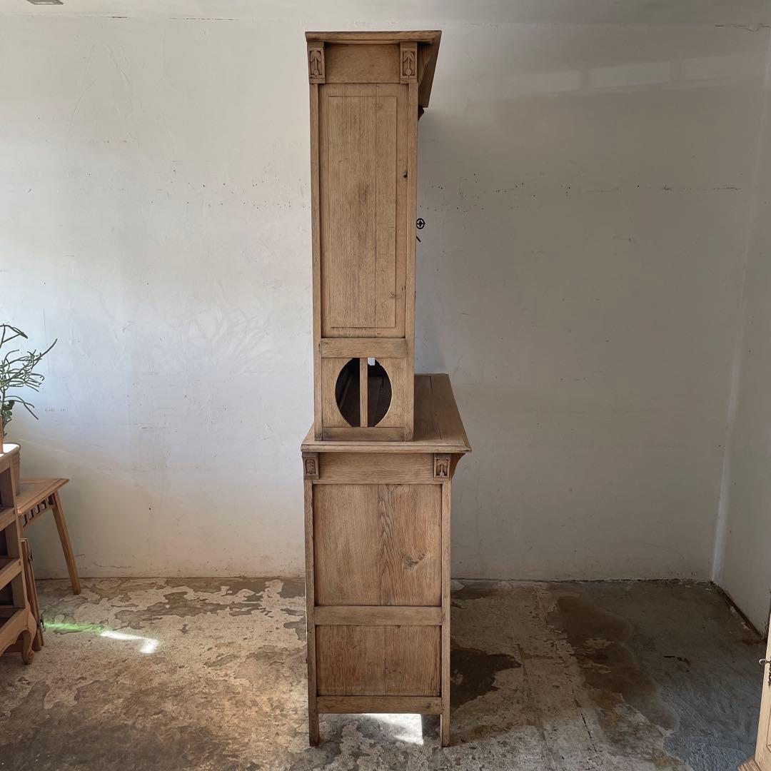 年末・年始SALE ビンテージ ガラス収納キャビネット ショーケース 食器棚