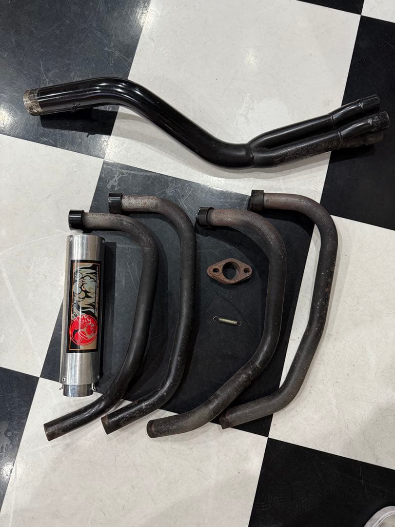 ZRX400マフラー猪武者