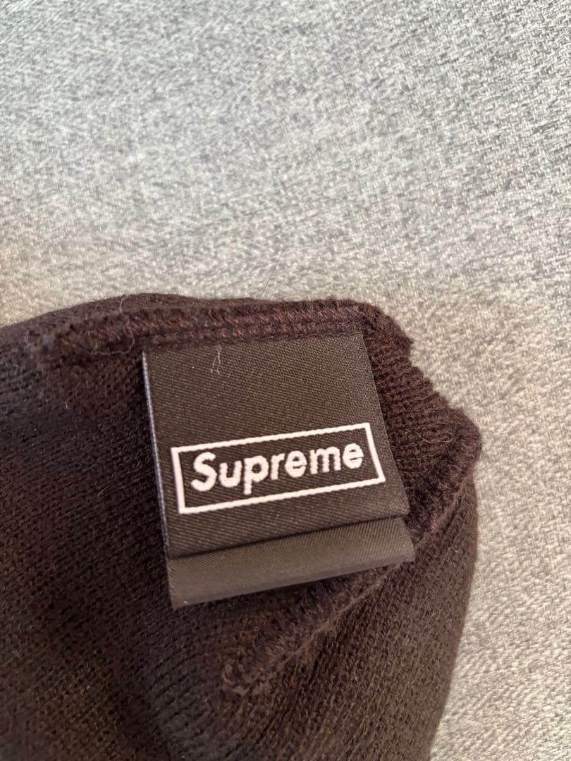 Supreme boxlogo beanie ブラック ニット帽