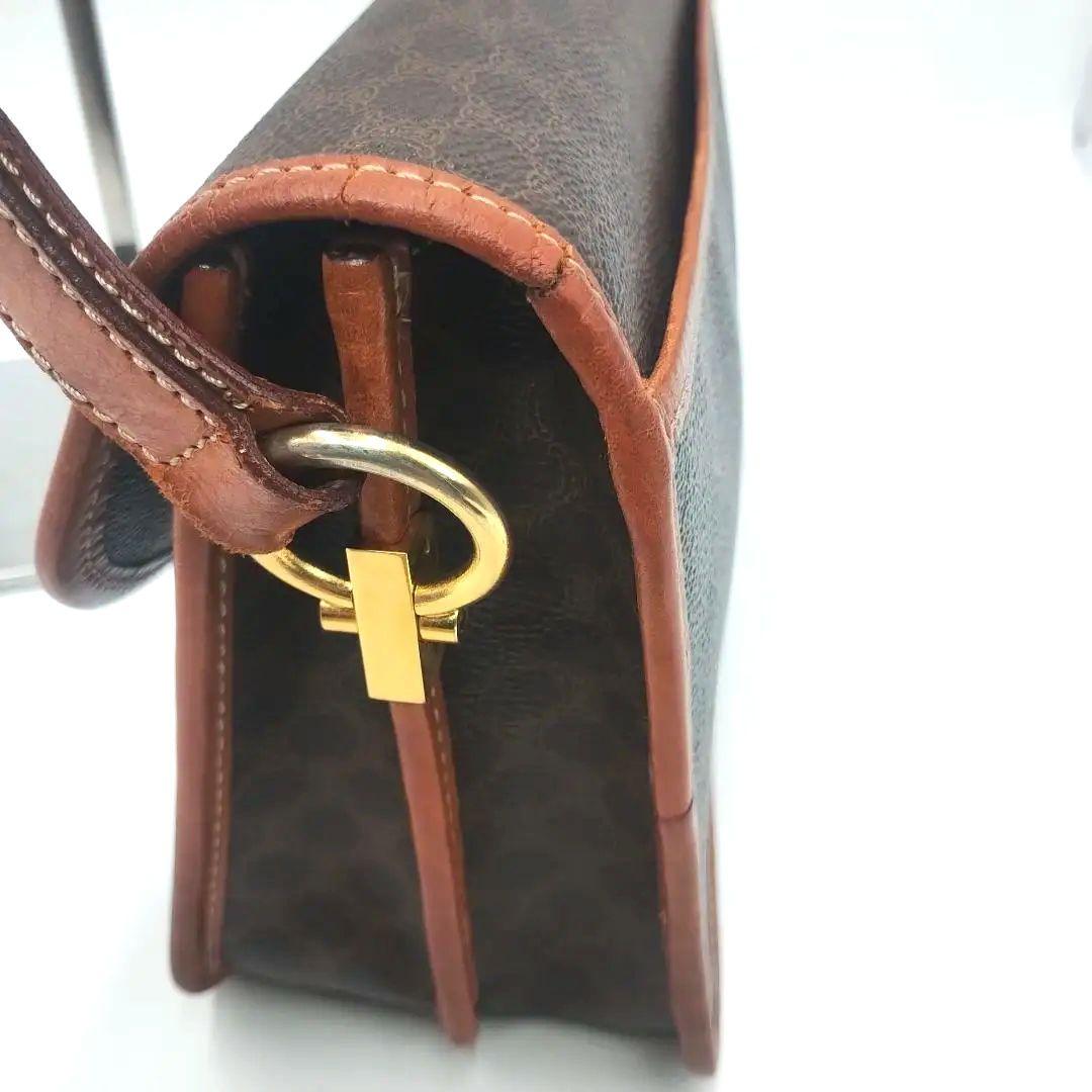 CELINE　セリーヌ　ショルダーバッグ　マカダム柄　オールドセリーヌ