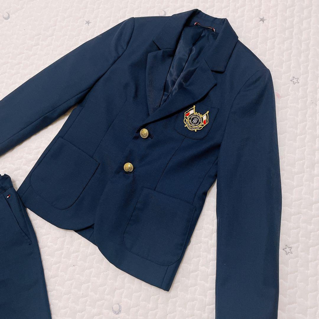 極美品　トミーヒルフィガー　スーツ　セットアップ　3点セット　ネイビー　120