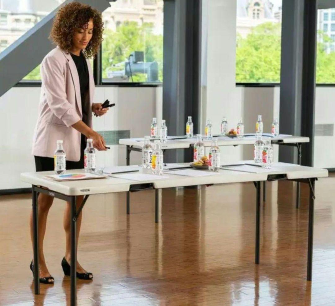 新品　LIFETIME　ライフタイム　 折り畳みテーブル 横182cm