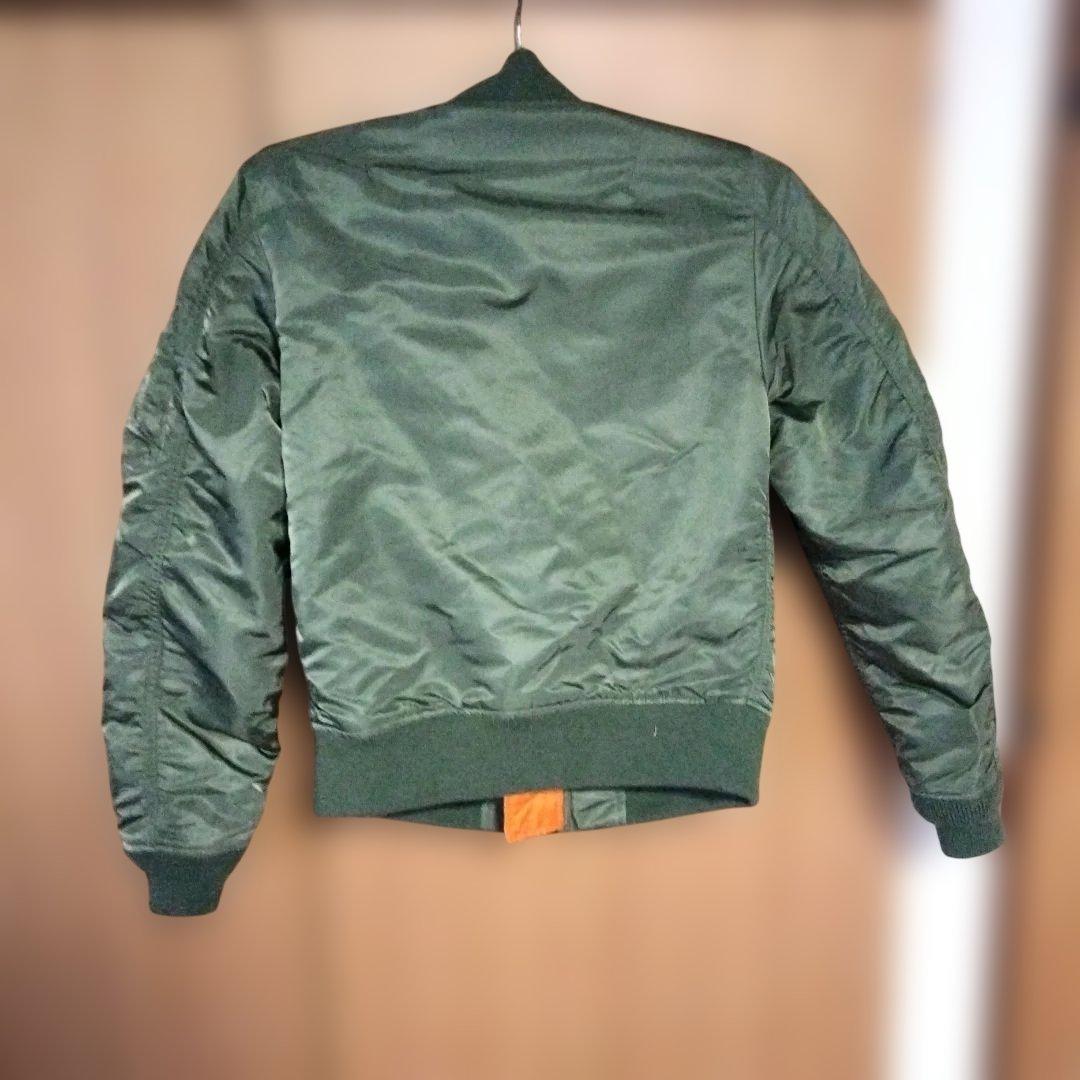 【美品】ALPHA MA-1 フライトジャケット オリーブグリーン リバーシブル