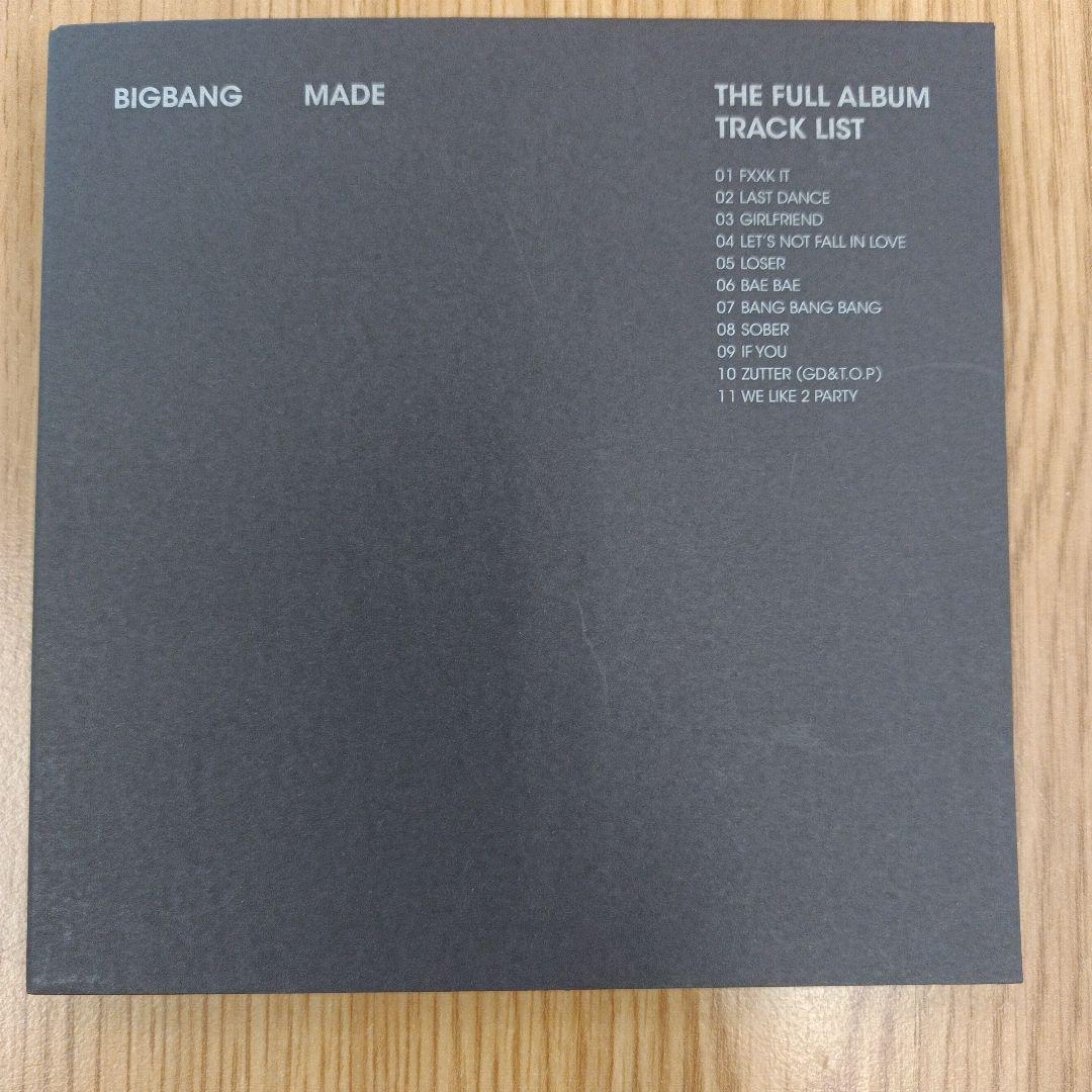 【ジヨン/G-DRAGON】BIGBANG MADEフルアルバム　韓国盤