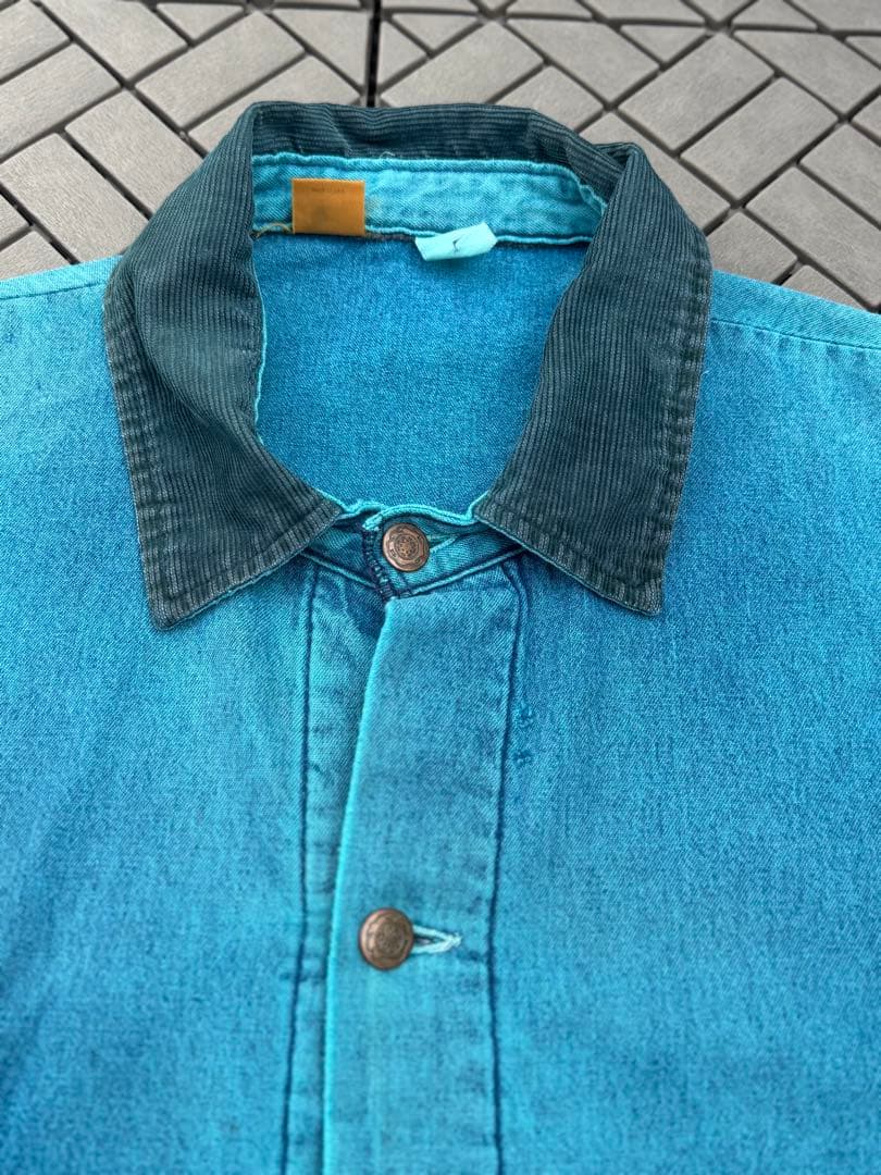 人気 希少カラー 80's BIG BENデニムカバーオール ビッグベン