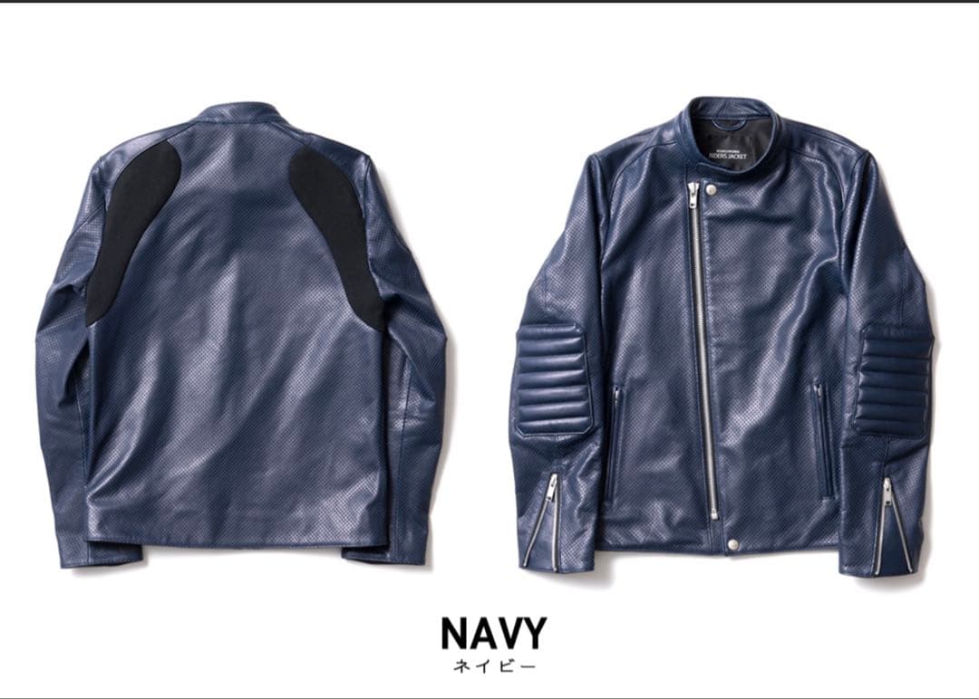 ROARS ORIGINAL/パンチングメッシュライダースジャケット