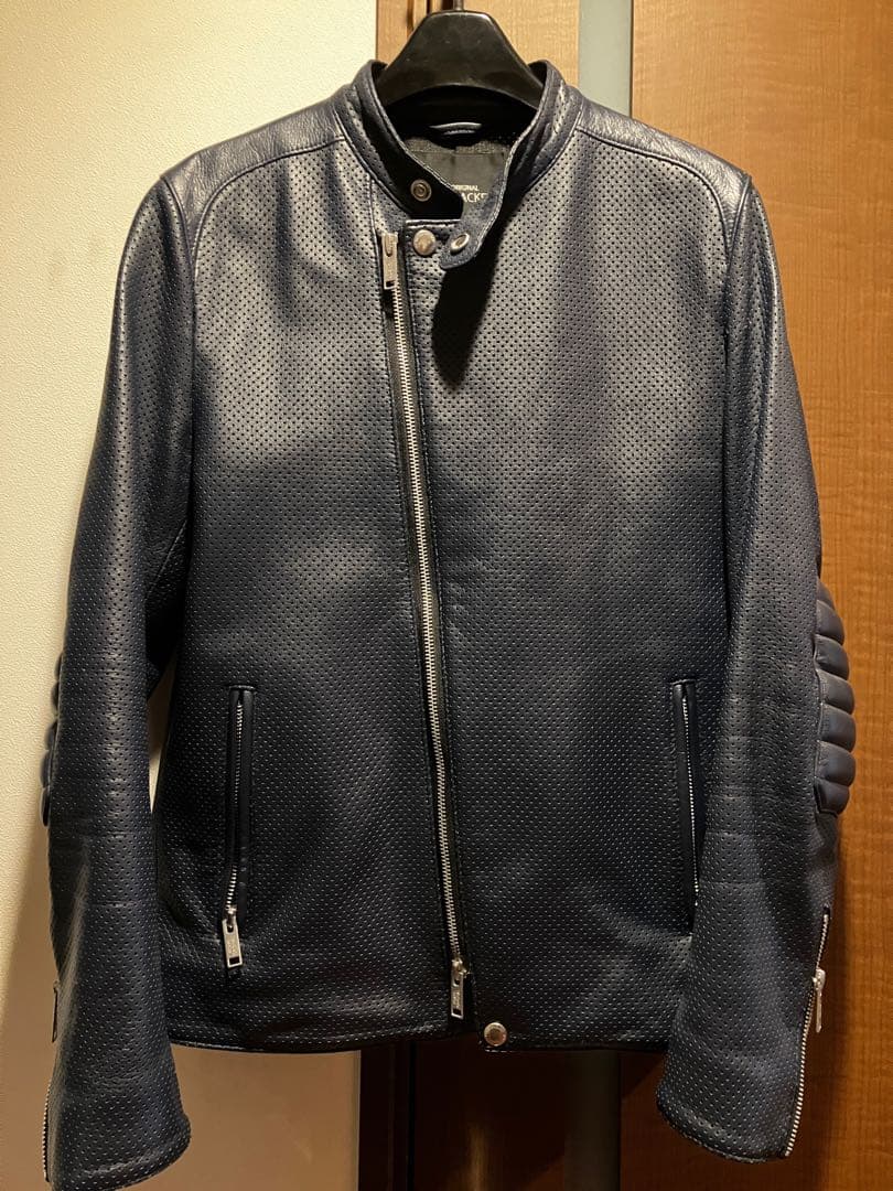 ROARS ORIGINAL/パンチングメッシュライダースジャケット