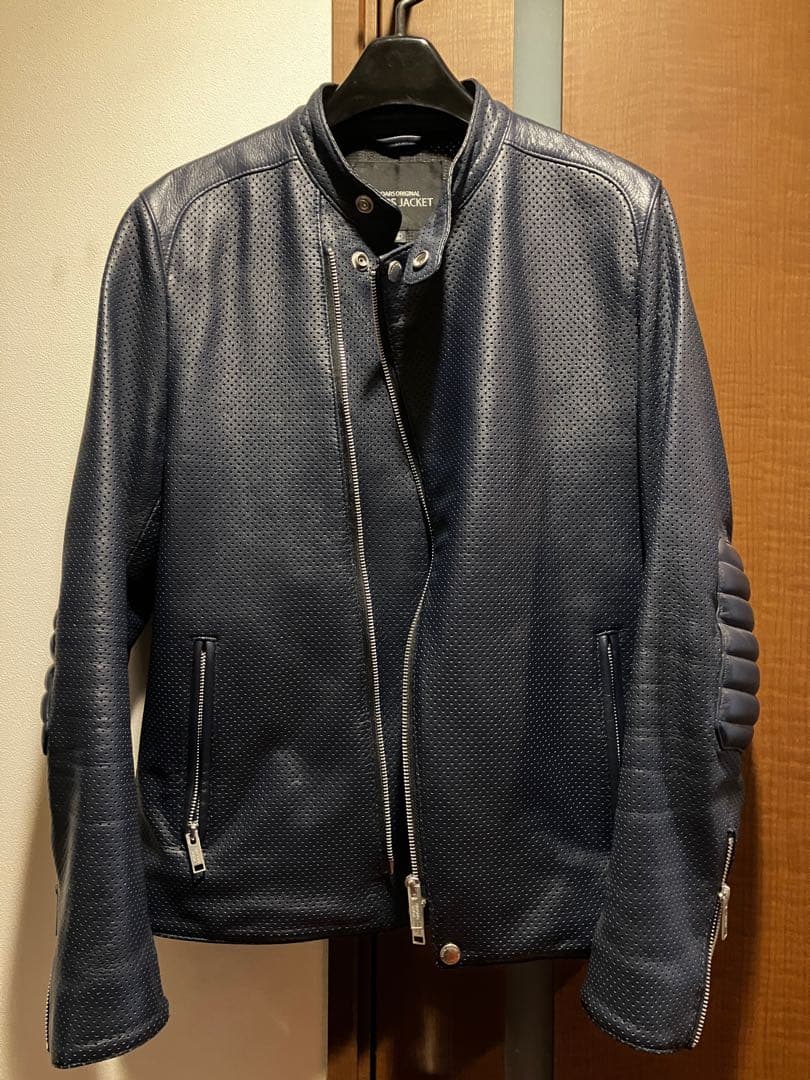 ROARS ORIGINAL/パンチングメッシュライダースジャケット