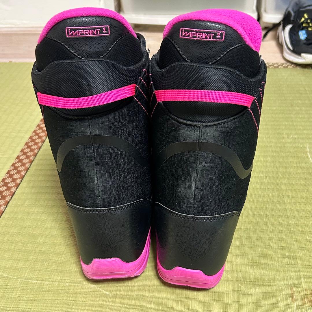 burton◼️バートン ◼️boa◼️ボア◼️足元可愛い◼️着脱簡単◼️23cm◼️ピンク