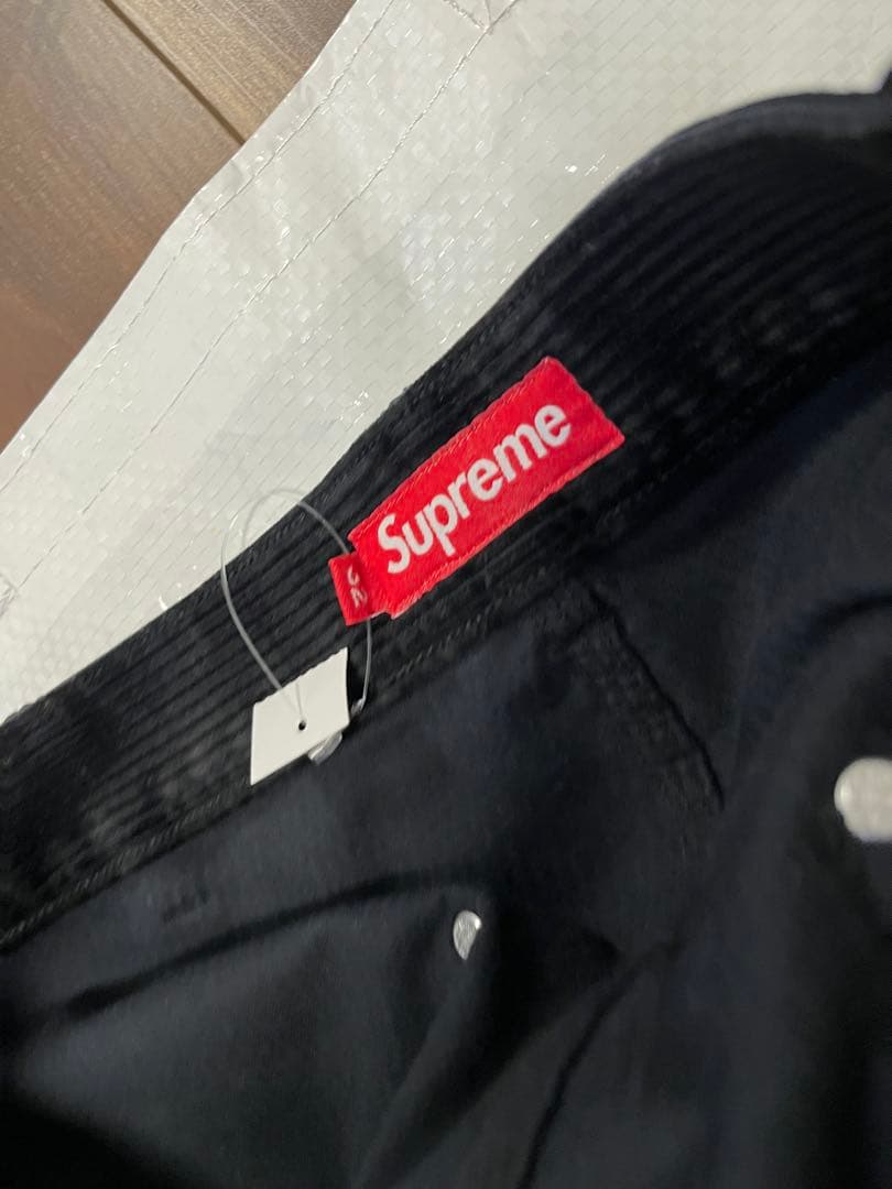 Supreme シュプリームCorduroyPainterPant Black