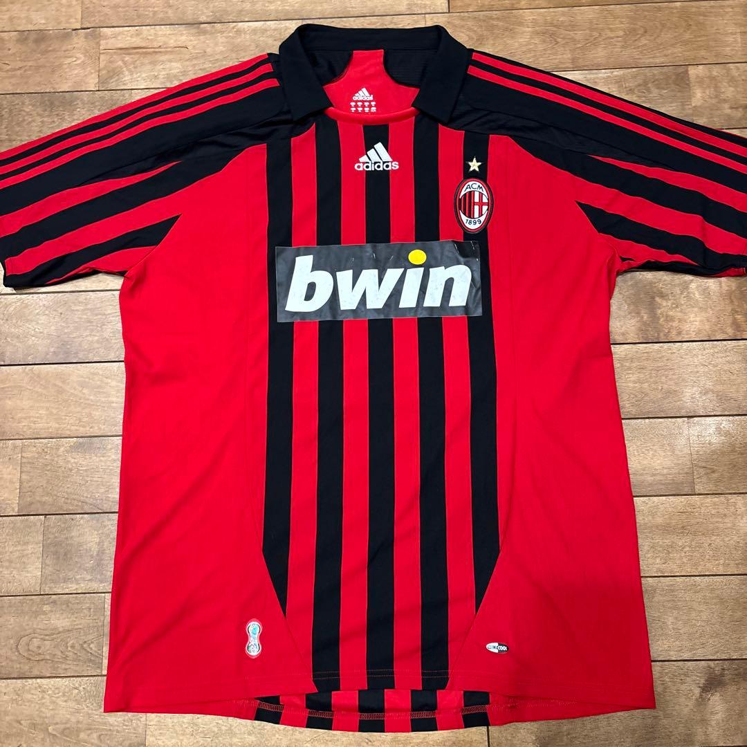 【美品】ACミラン ユニフォーム 07-08 アディダス 4XO