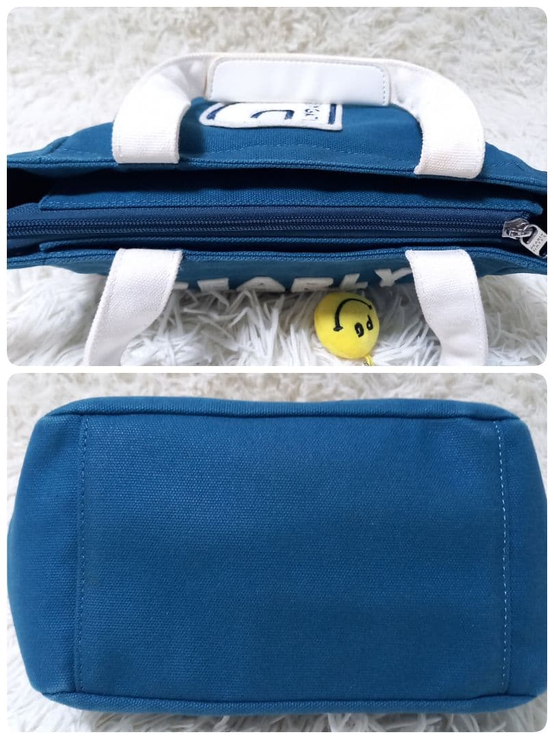 ●良品● パーリーゲイツ　ワッペン　スマイル　ゴルフ　カートバッグ　チャーム付き