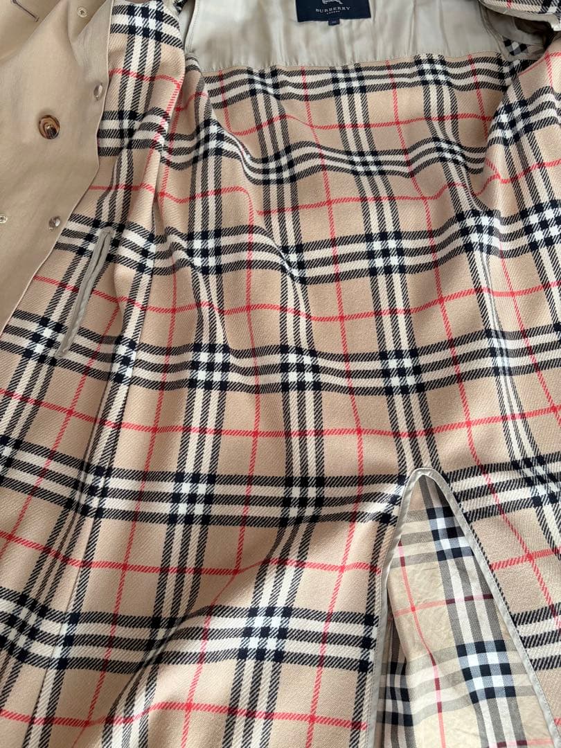 バーバリーロンドン トレンチコート チェック裏地