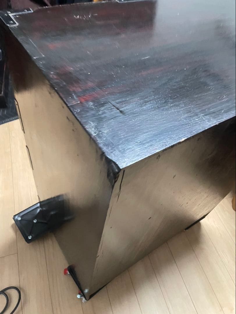 仙台箪笥 小箪笥 階段箪笥風 飾り棚 打ち出し金具 漆塗り風 民芸家具