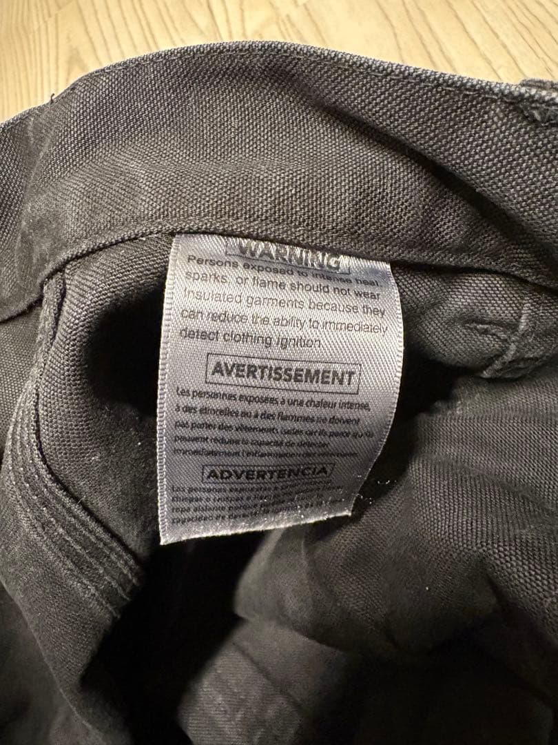 FI-Distressed Double Knee Pants （ブラック）